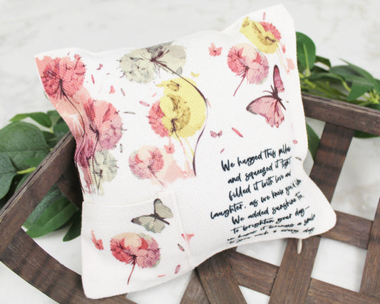 We Hugged This Pillow Charm Pocket Pillow