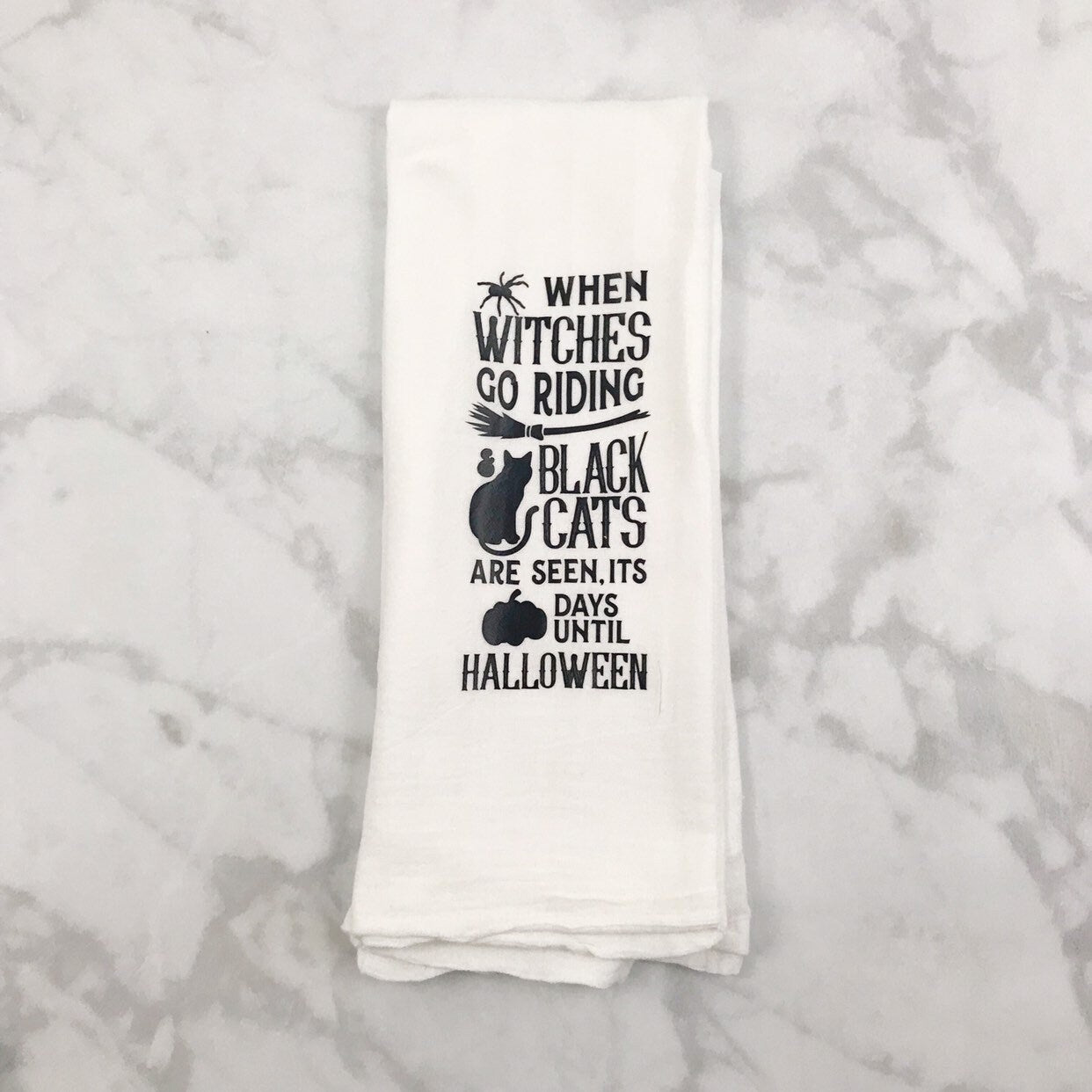 Halloween Flour Sack Towels