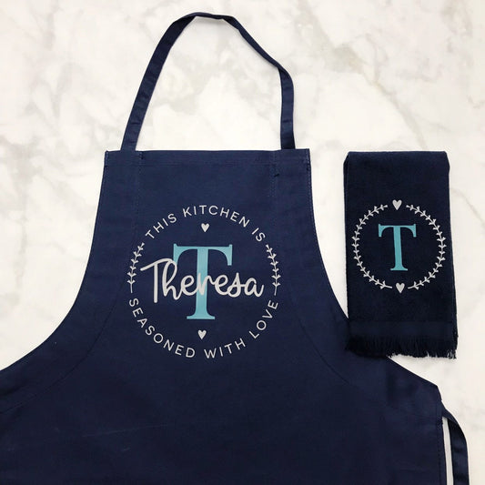 Personalized Apron and Towel Set