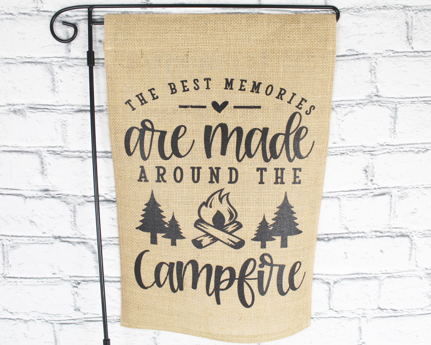 The Best Memories are Made Camping Garden Flag